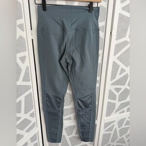 ALO Yoga Moto High-Waisted Leggings Gray/Blue